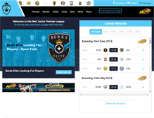 Tablet Screenshot of juniorpremierleague.com